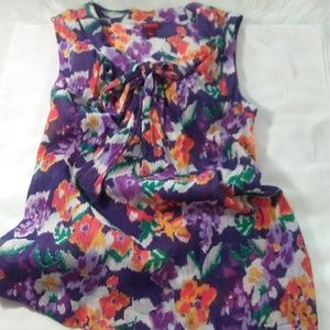 Merona Colorful Sleeveless Top